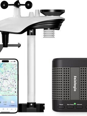 Sainlogic WiFi Smart Weather Station SA7 with 24H/ 7D Accurate Weather Forecast